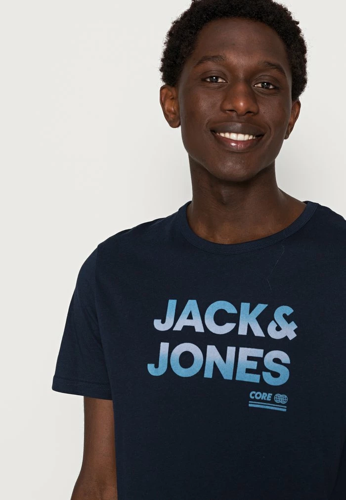 Jack & Jones SETH TEE CREW NECK - Print T-shirt - Navy Blazer 5 Jack & Jones SETH TEE CREW NECK - Print T-shirt - Navy Blazer - Image 5