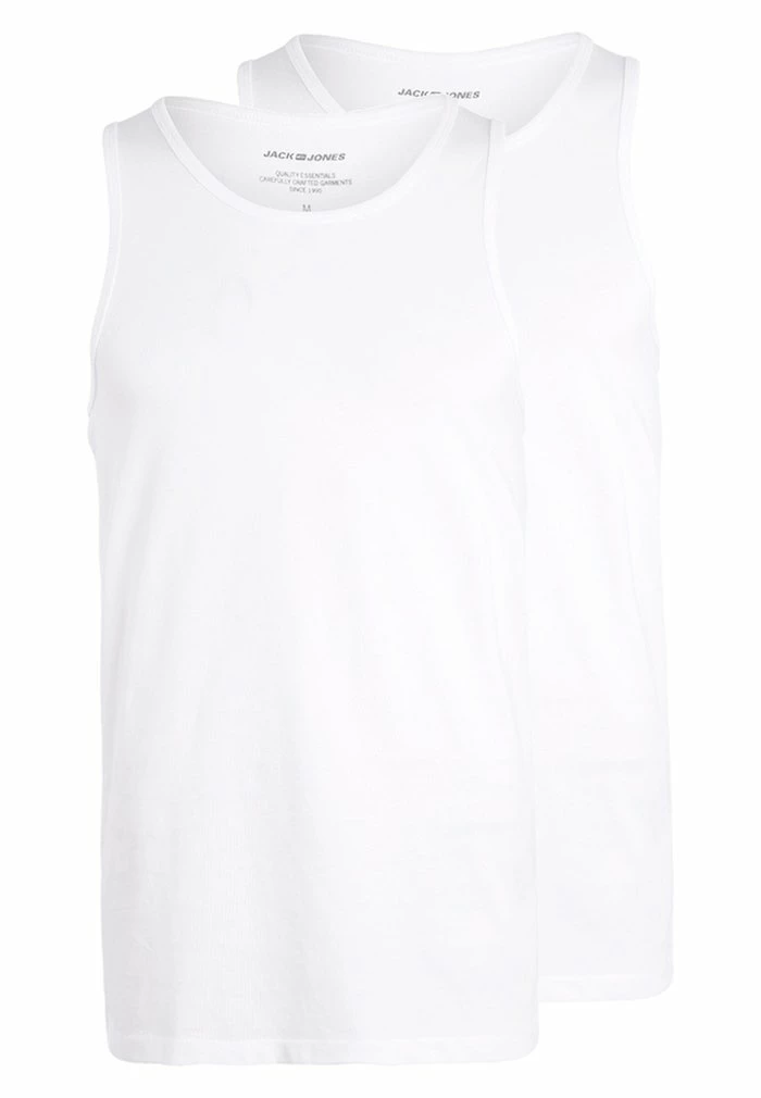 Jack & Jones JACBASIC TANKTOP 2 PACK - Undershirt - White 5 Jack & Jones JACBASIC TANKTOP 2 PACK - Undershirt - White - Image 5