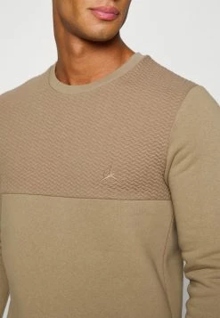 Jack & Jones JCOSTAPLE QUILT CREW NECK - Sweatshirt - Beige -Jack & Jones Shop 553926f480d54cf883880adc9280c439