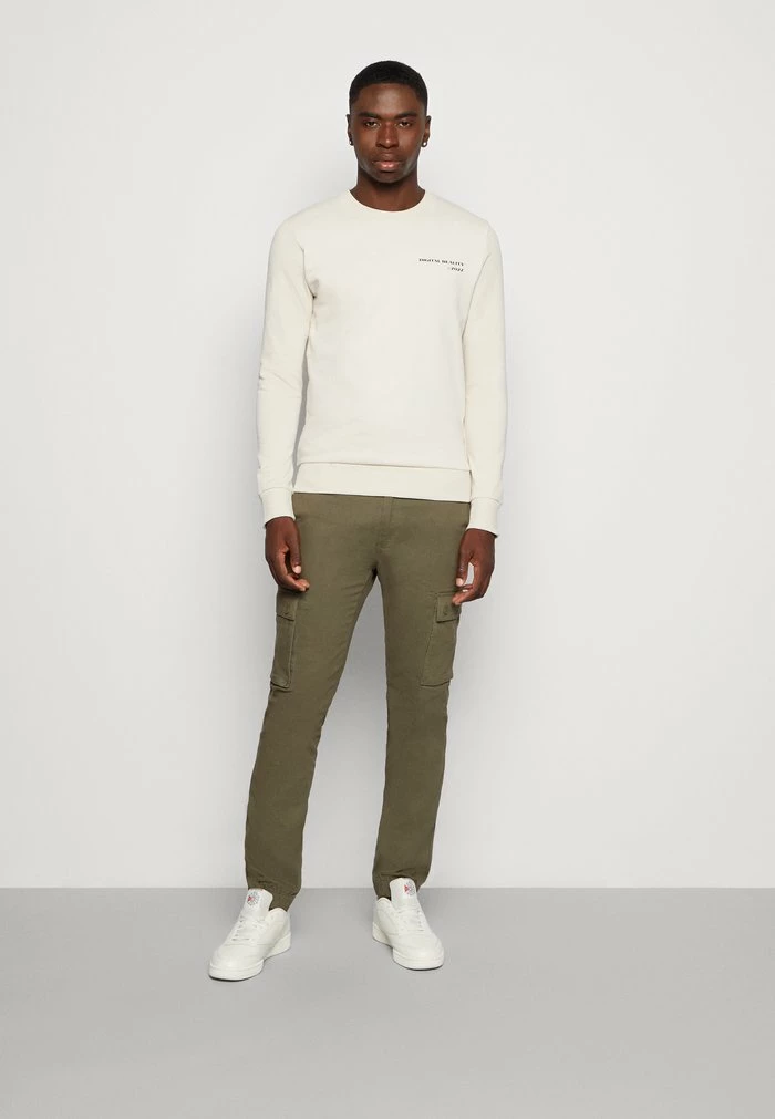 Jack & Jones JCOONO CREW NECK UNISEX - Sweatshirt - Moonbeam 2 Jack & Jones JCOONO CREW NECK UNISEX - Sweatshirt - Moonbeam - Image 2