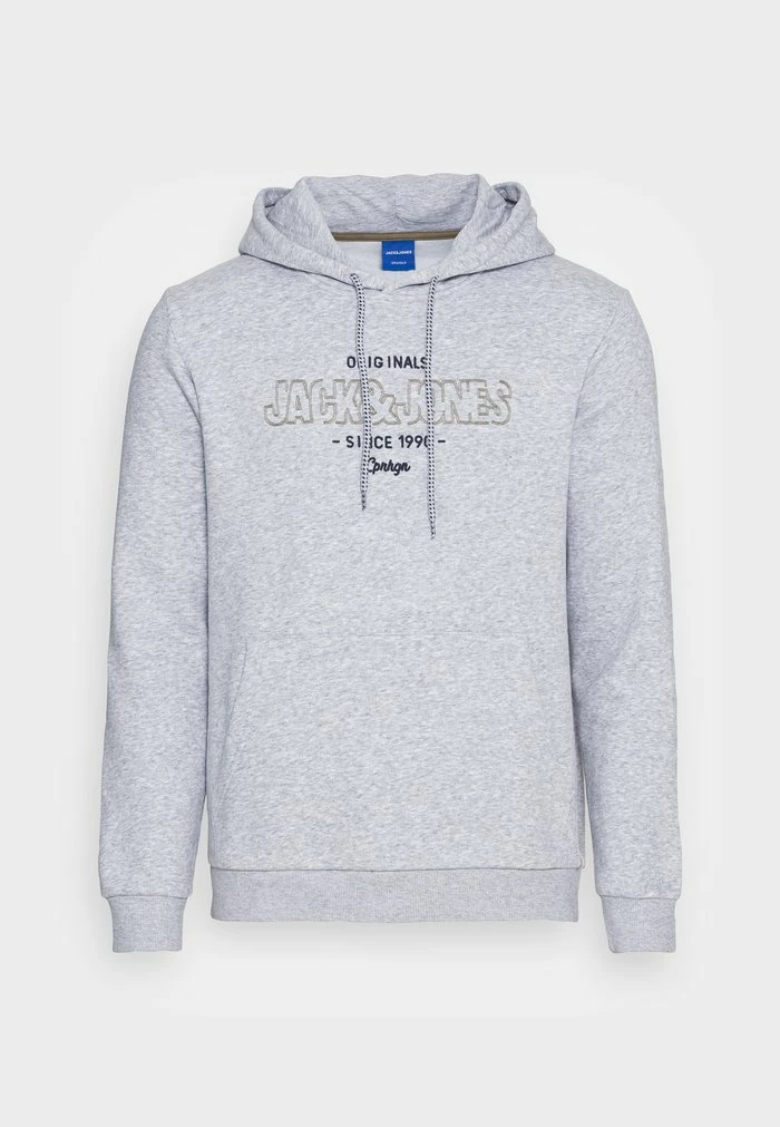 Jack & Jones JORSURFACE BRANDING - Hoodie - Light Grey Melange 4 Jack & Jones JORSURFACE BRANDING - Hoodie - Light Grey Melange - Image 4
