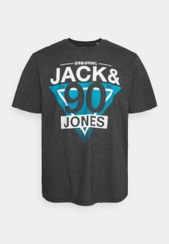 Jack & Jones BRAC TEE - Print T-shirt - Black