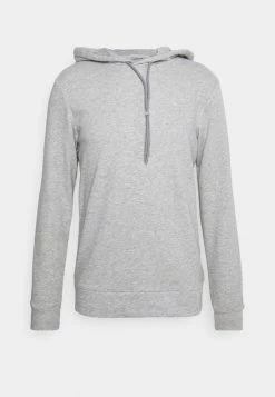 Jack & Jones JACHOODIE - Pyjama Top - Light Grey Melange