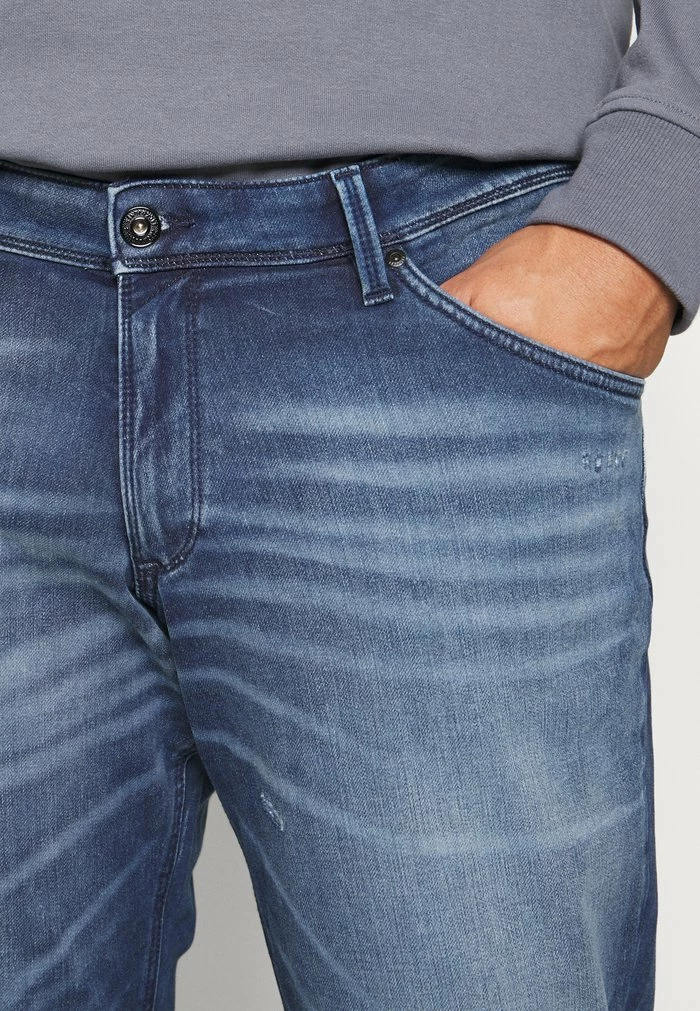 Jack & Jones JJIGLENN JJFOX - Slim Fit Jeans - Blue Denim 4 Jack & Jones JJIGLENN JJFOX - Slim Fit Jeans - Blue Denim - Image 4