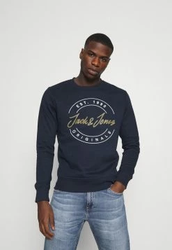 Jack & Jones JORJERRY CREW NECK - Sweatshirt - Navy Blazer