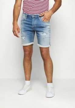 Jack & Jones JJIRICK JJICON - Denim Shorts - Blue Denim