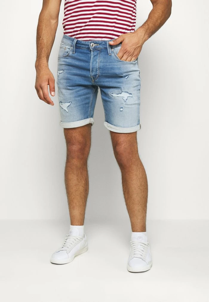 Jack & Jones JJIRICK JJICON - Denim Shorts - Blue Denim 1 Jack & Jones JJIRICK JJICON - Denim Shorts - Blue Denim
