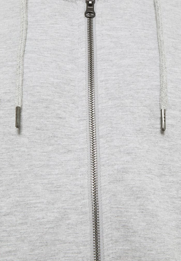 Jack & Jones JJEBASIC ZIP HOOD - Zip-up Sweatshirt - Light Grey Melange 3 Jack & Jones JJEBASIC ZIP HOOD - Zip-up Sweatshirt - Light Grey Melange - Image 3
