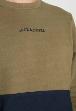 Jack & Jones JORLENS CREW NECK - Sweatshirt - Martini Olive -Jack & Jones Shop 56cd86b84bfd44bbb0172518e8463b0b