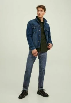 Alternative view of Jack & Jones Straight Leg Jeans - Blue Denim