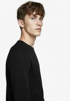 Jack & Jones JJEHILL CREW NECK - Jumper - Black -Jack & Jones Shop 573460537fe145daa5bd9b33d44dea26