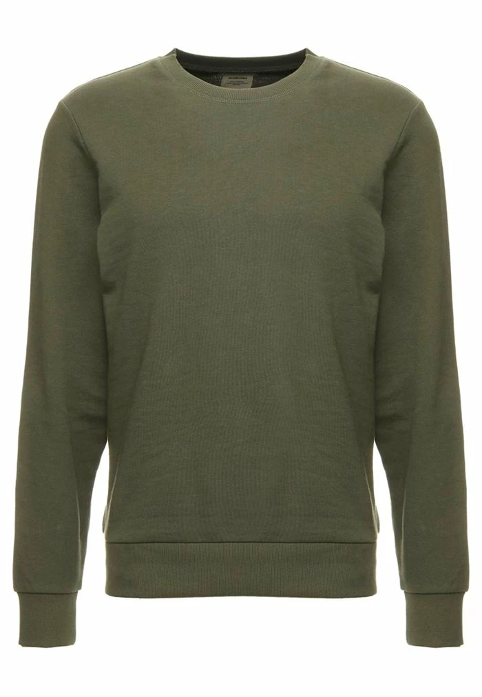 Jack & Jones Sweatshirt - Olive Night 4 Jack & Jones Sweatshirt - Olive Night - Image 4