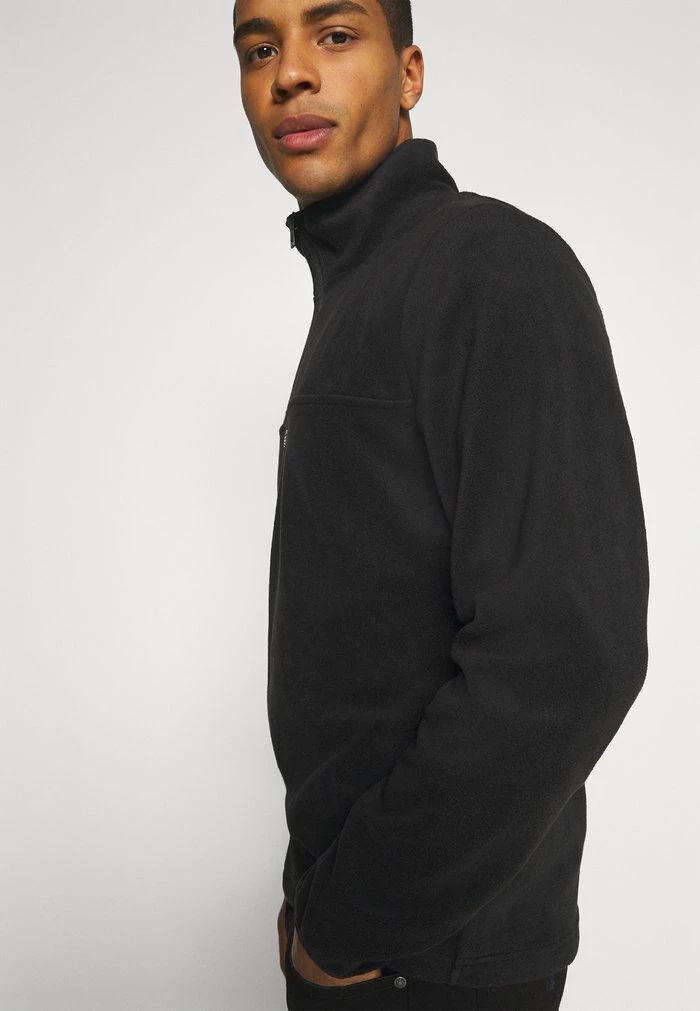 Jack & Jones JCOMICK HALF ZIP - Fleece Jumper - Black 4 Jack & Jones JCOMICK HALF ZIP - Fleece Jumper - Black - Image 4