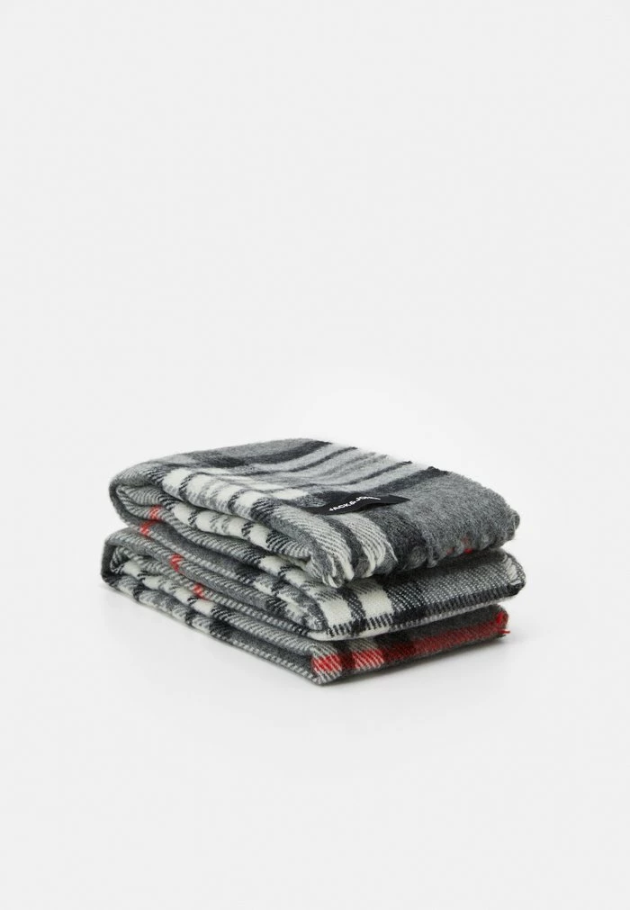 Jack & Jones JACCHECKS WOVEN SCARF - Scarf - Grey Melange 2 Jack & Jones JACCHECKS WOVEN SCARF - Scarf - Grey Melange - Image 2