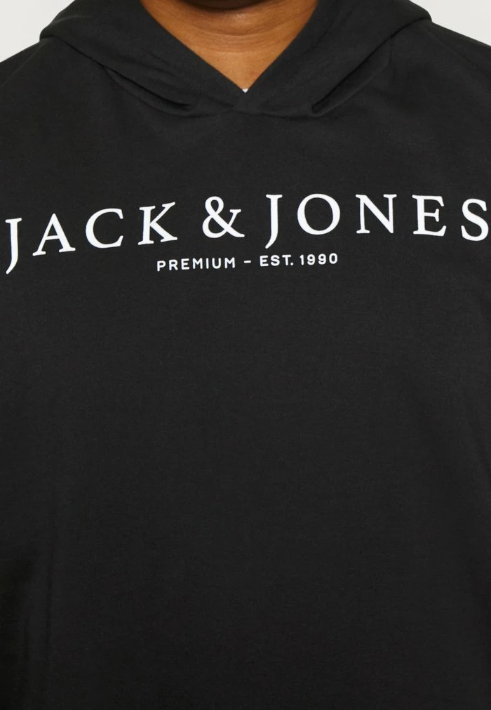 Jack & Jones JPRBLAAUGUST LOGO SWEAT HOOD - Hoodie - Black 5 Jack & Jones JPRBLAAUGUST LOGO SWEAT HOOD - Hoodie - Black - Image 5