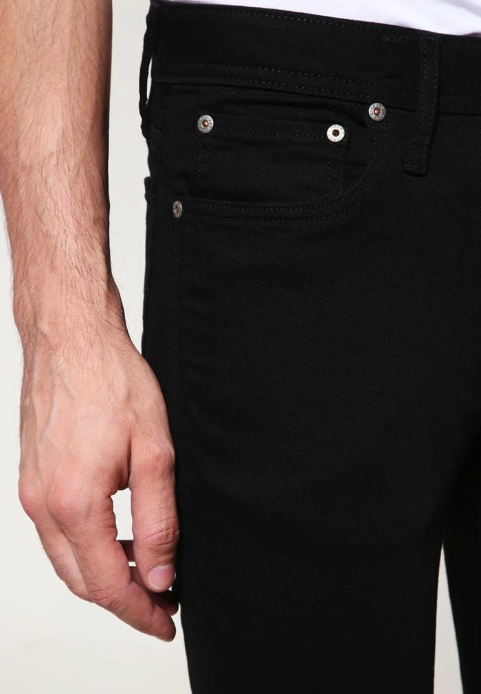 Jack & Jones JJILIAM - Slim Fit Jeans - Black Denim 4 Jack & Jones JJILIAM - Slim Fit Jeans - Black Denim - Image 4