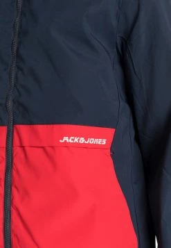 Jack & Jones BARTON LIGHT STAND COLLAR JACKET - Summer Jacket - Navy Blazer -Jack & Jones Shop 582f5fa1bf4048a0bb9f193ee74b4abb