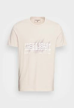 Jack & Jones JCOBOOSTER TEE CREW NECK - Print T-shirt - Moonbeam -Jack & Jones Shop 5850283f9dc3446fb999466c8b17c26a