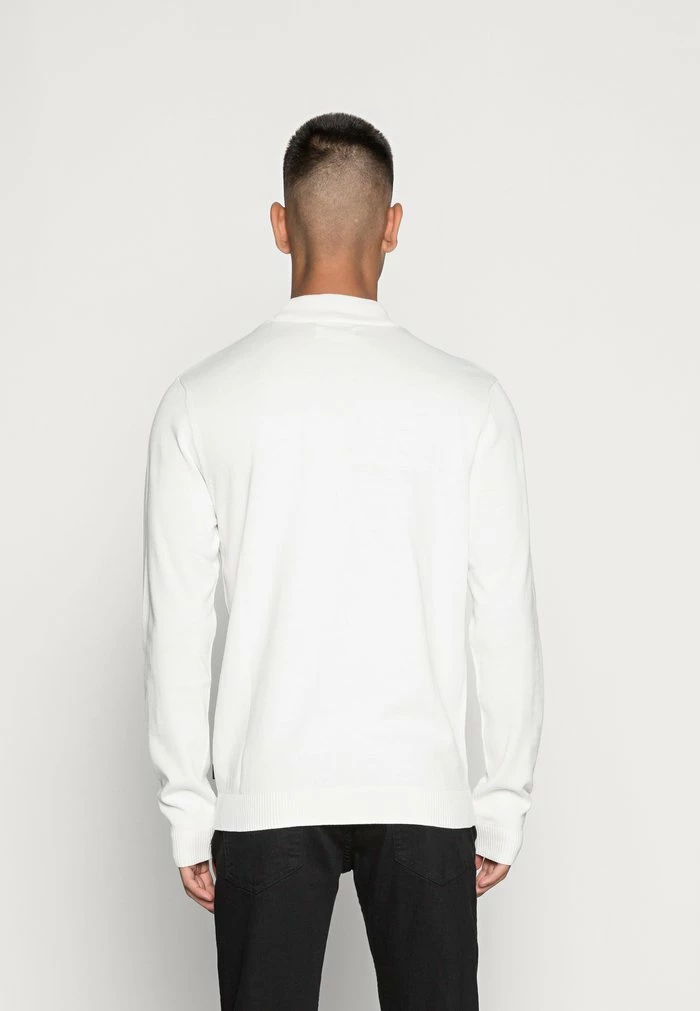 Jack & Jones EBASIC MOCK NECK - Jumper - Cloud Dancer 3 Jack & Jones EBASIC MOCK NECK - Jumper - Cloud Dancer - Image 3