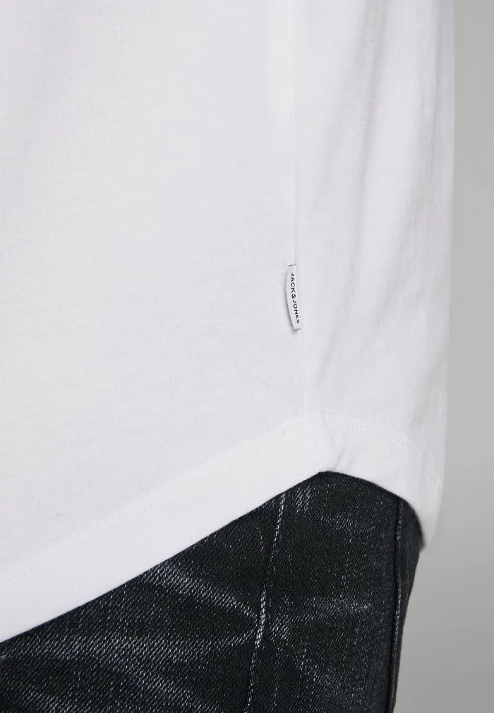 Jack & Jones JJECURVED TEE O NECK - Basic T-shirt - White 6 Jack & Jones JJECURVED TEE O NECK - Basic T-shirt - White - Image 6