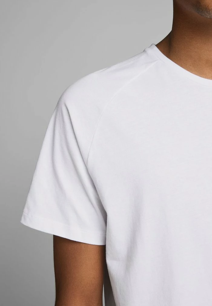 Jack & Jones JJECURVED TEE O NECK - Basic T-shirt - White 5 Jack & Jones JJECURVED TEE O NECK - Basic T-shirt - White - Image 5