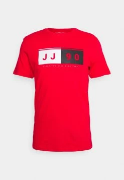 Jack & Jones JJDUKE TEE CREW NECK - Print T-shirt - True Red