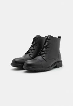 Alternative view of Jack & Jones JFWNICK JIO BOOT - Lace-up Ankle Boots - Anthracite