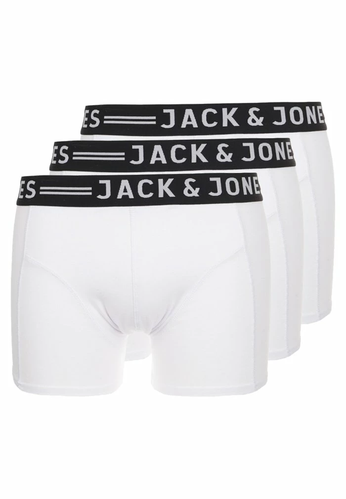 Jack & Jones SENSE TRUNKS 3 PACK - Pants - White 3 Jack & Jones SENSE TRUNKS 3 PACK - Pants - White - Image 3