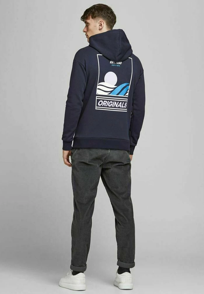 Jack & Jones Hoodie - Navy Blazer 3 Jack & Jones Hoodie - Navy Blazer - Image 3