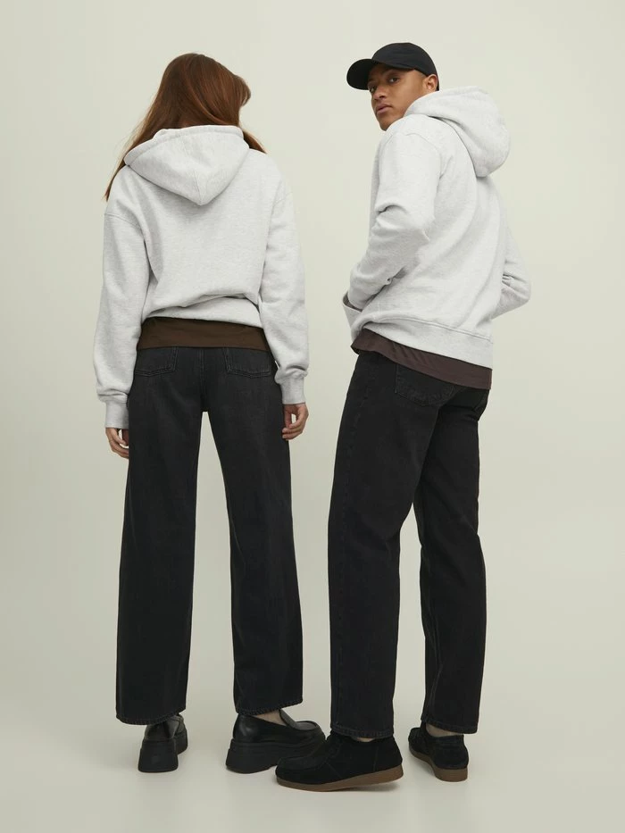 Jack & Jones JORCOPENHAGEN HOOD - Hoodie - White Melange 3 Jack & Jones JORCOPENHAGEN HOOD - Hoodie - White Melange - Image 3