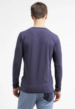 Jack & Jones JJBASIC - Long Sleeved Top - Navy Blue -Jack & Jones Shop 5a14bebee5824ce7b8e7cc288aa69945