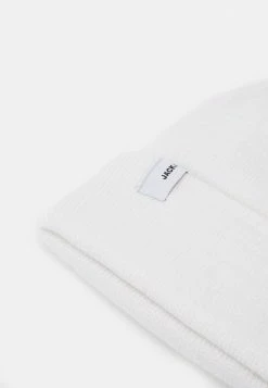 Jack & Jones JACCOLOUR INJECTION SHORT BEANIE UNISEX - Beanie - Blanc De Blanc -Jack & Jones Shop 5a253e895ed94e56af0c1e32b9c4a3d2