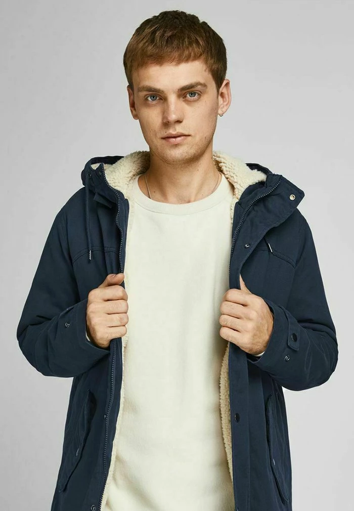 Jack & Jones KLASSISCHER - Parka - Navy Blazer 4 Jack & Jones KLASSISCHER - Parka - Navy Blazer - Image 4