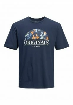 Alternative view of Jack & Jones JORFLOWER BRANDING - Print T-shirt - Navy Blazer