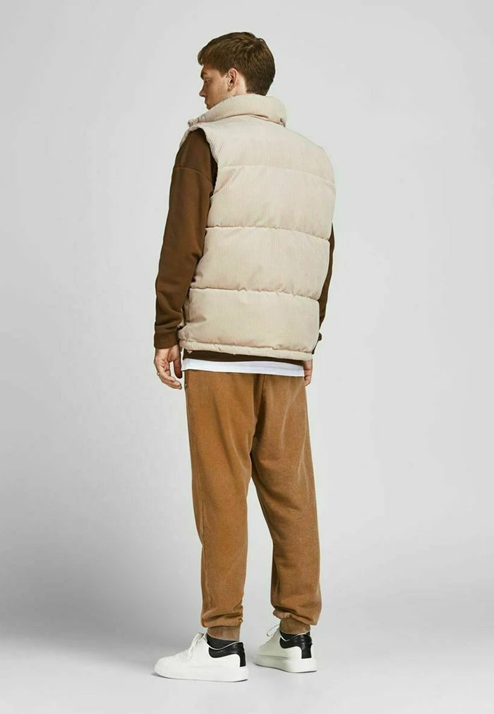 Jack & Jones Waistcoat - Oatmeal 3 Jack & Jones Waistcoat - Oatmeal - Image 3