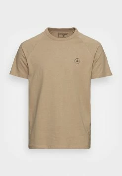 Jack & Jones JCOTECH TEE SSCREW NECK - Print T-shirt - Dune
