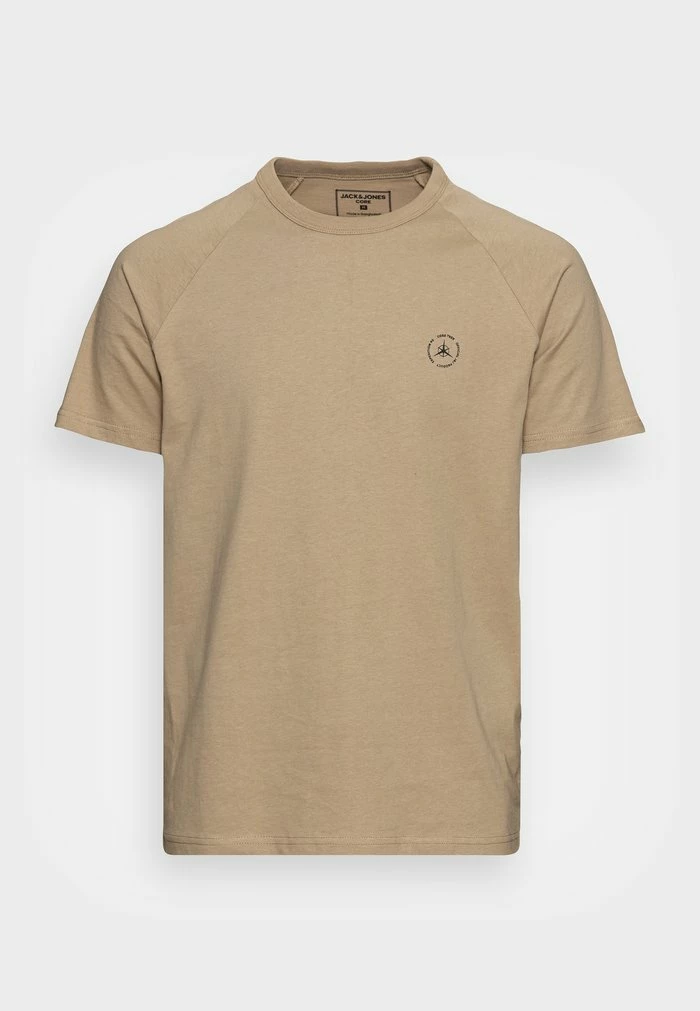 Jack & Jones JCOTECH TEE SSCREW NECK - Print T-shirt - Dune 1 Jack & Jones JCOTECH TEE SSCREW NECK - Print T-shirt - Dune