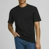 Jack & Jones JJERELAXED TEE O NECK - Basic T-shirt - Black