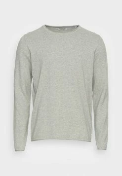 Jack & Jones JJEMAX CREW NECK - Jumper - Light Grey Melange -Jack & Jones Shop 5bc300dcf79f48b6b1bccf28c1be82a9