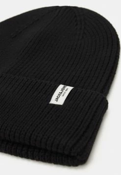 Jack & Jones JACBRINK BEANIE - Beanie - Black -Jack & Jones Shop 5be6de0a348742788a5abeb18e2780da