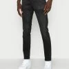 Jack & Jones JJIGLENN JJFOX - Slim Fit Jeans - Black Denim