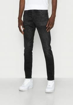 Jack & Jones JJIGLENN JJFOX - Slim Fit Jeans - Black Denim