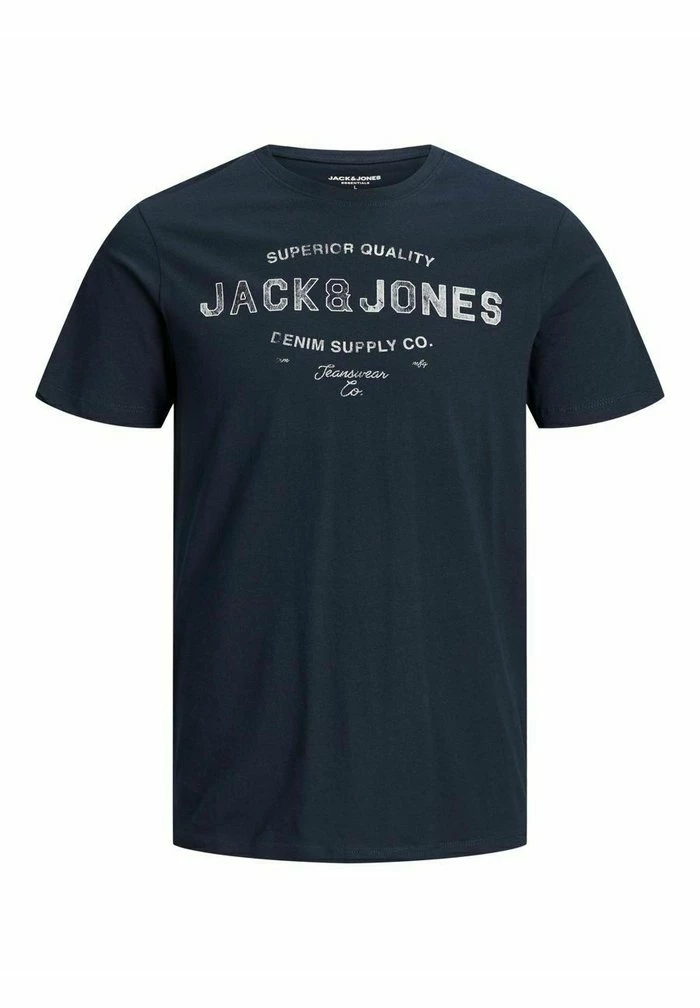 Jack & Jones Print T-shirt - Navy Blazer 6 Jack & Jones Print T-shirt - Navy Blazer - Image 6