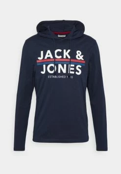 Jack & Jones JACRON HOOD - Pyjama Top - Navy Blazer