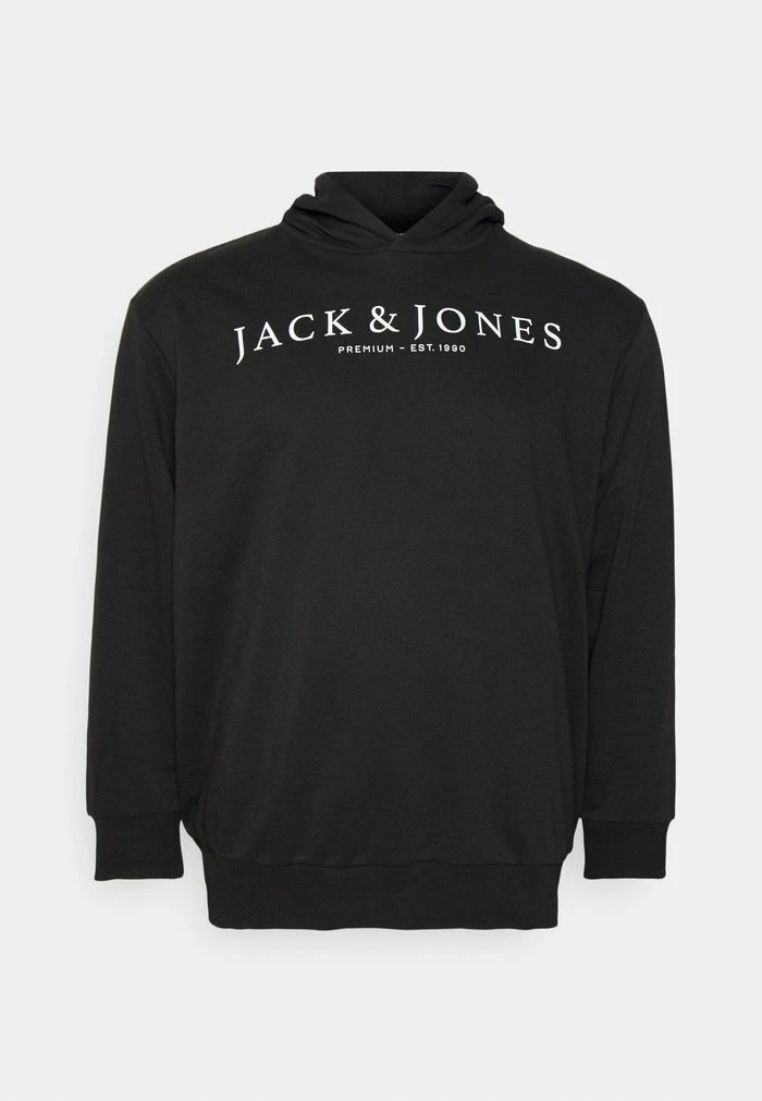 Jack & Jones JPRBLAAUGUST LOGO SWEAT HOOD - Hoodie - Black 4 Jack & Jones JPRBLAAUGUST LOGO SWEAT HOOD - Hoodie - Black - Image 4