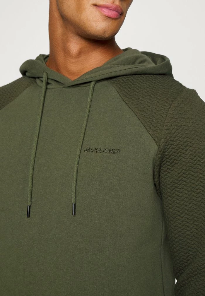 Jack & Jones JCOSTAPLE QUILT HOOD - Hoodie - Forest Night 5 Jack & Jones JCOSTAPLE QUILT HOOD - Hoodie - Forest Night - Image 5