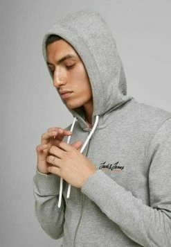 Jack & Jones JORTONS ZIP HOOD - Zip-up Sweatshirt - Light Grey Melange 10 Jack & Jones JORTONS ZIP HOOD - Zip-up Sweatshirt - Light Grey Melange -Jack & Jones Shop 5e92333a156942aeb14b273846acdeba