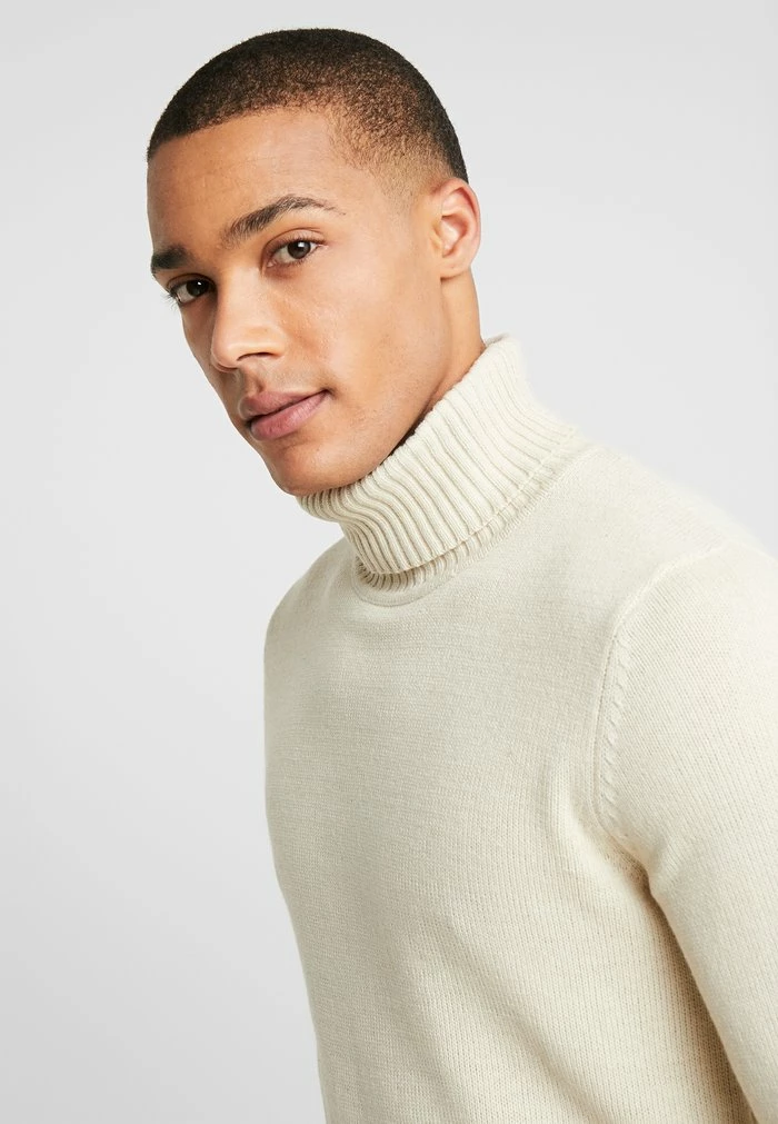 Jack & Jones JORCLAY ROLL NECK - Jumper - Silver Birch 4 Jack & Jones JORCLAY ROLL NECK - Jumper - Silver Birch - Image 4