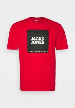 Jack & Jones JJLOCK TEE CREW NECK - Print T-shirt - True Red Big -Jack & Jones Shop 5ea866c5ecc9442abbe2fff9f307b356