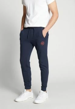 Jack & Jones JJIGORDON JJSHARK - Tracksuit Bottoms - Navy Blazer